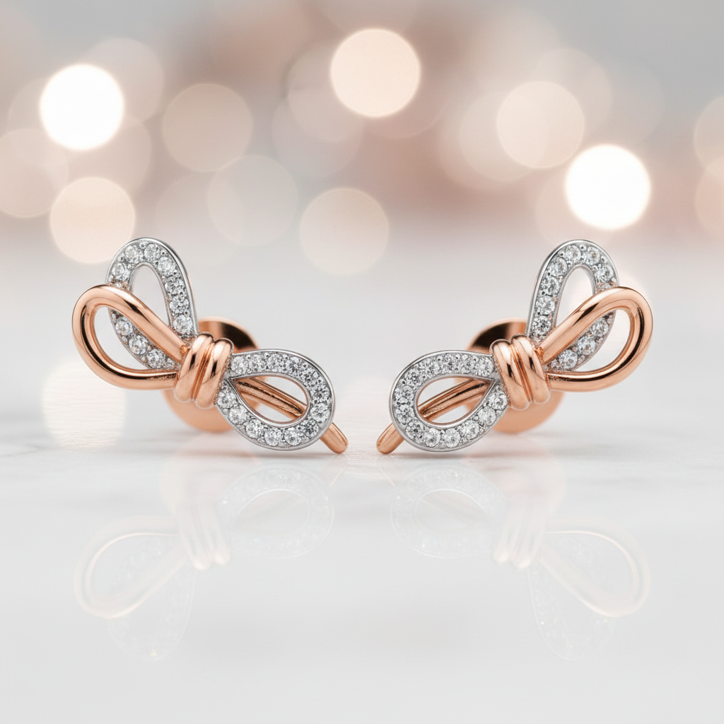Swarovski Lifelong Bow Earrings - Lifestyle 3