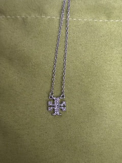 Tory Burch Kira Pave Delicate Necklace