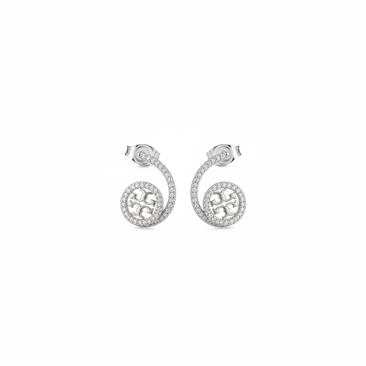 Tory Burch Logo Ear Climber Earrings