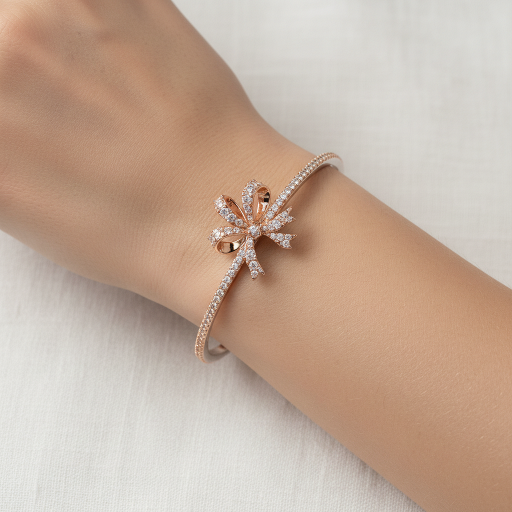 Swarovski Volta Bracelet worn on wrist