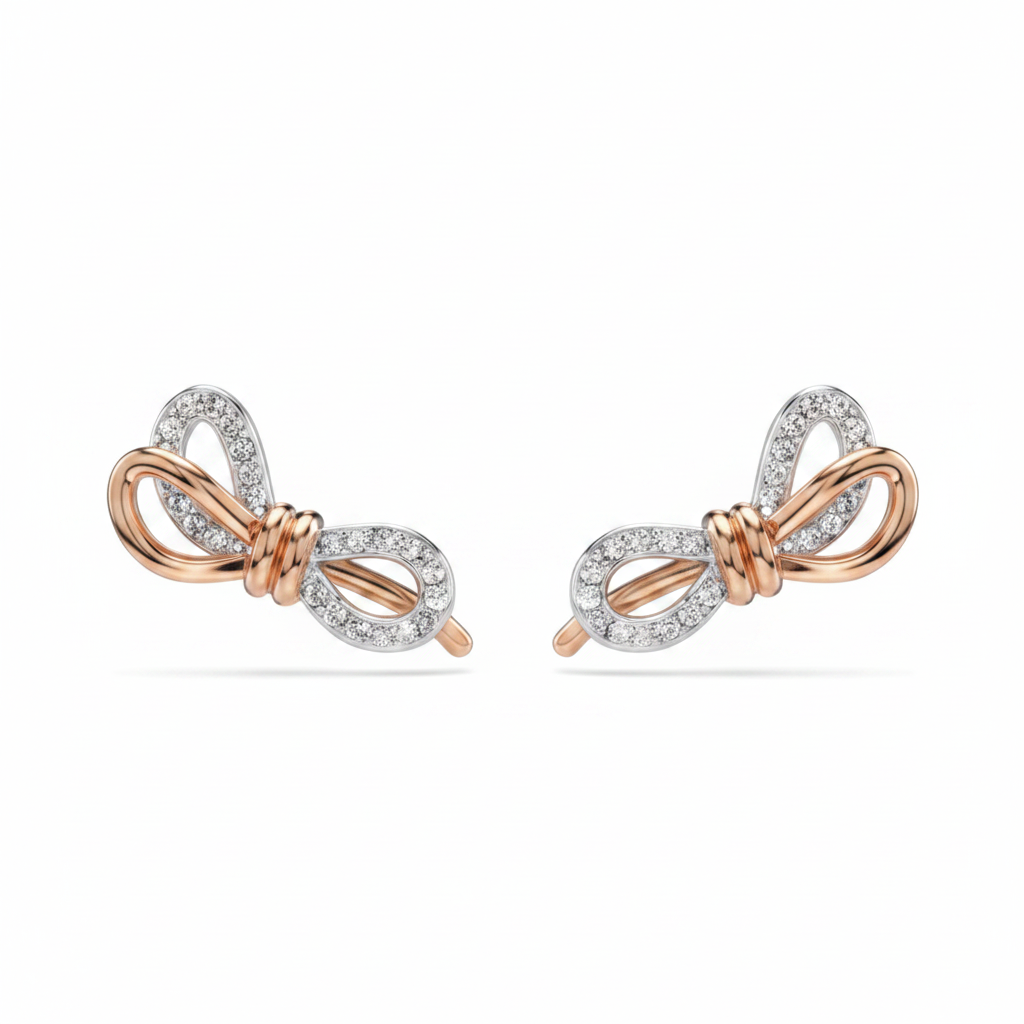 Swarovski Lifelong Bow Earrings - Clean Shot