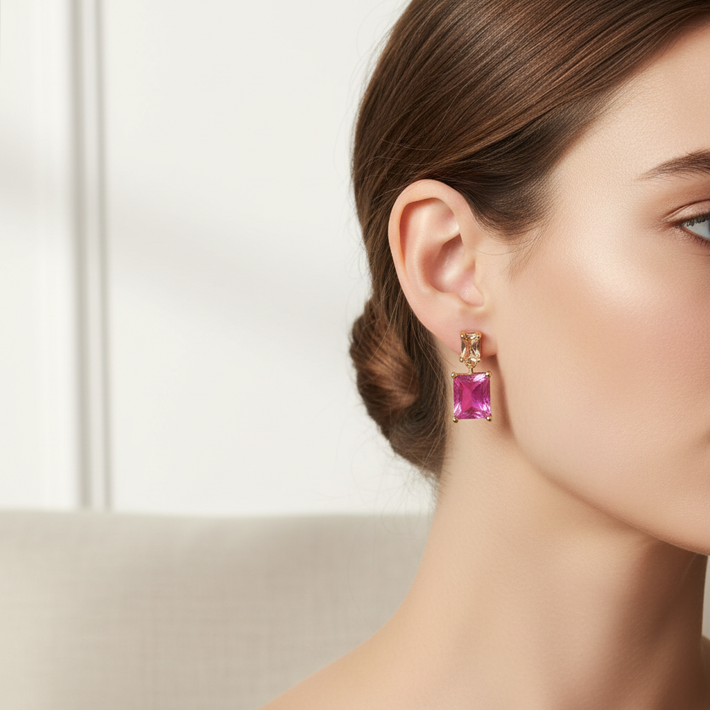 Kate Spade New York Flying Colors Delicate Drop Earrings in Pink