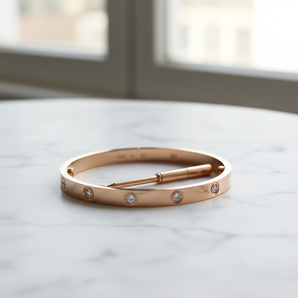 Marble surface flat lay