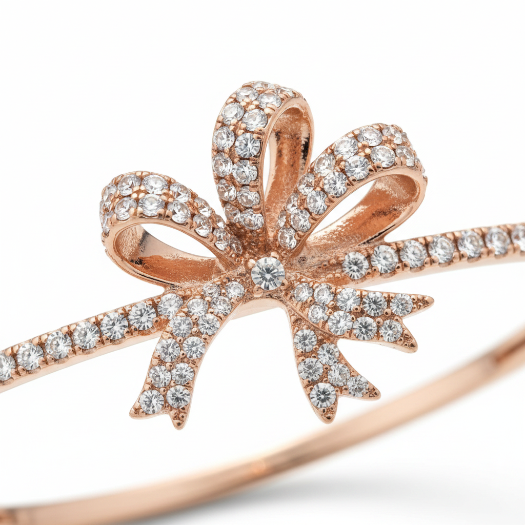 Swarovski Volta Bracelet macro bow detail