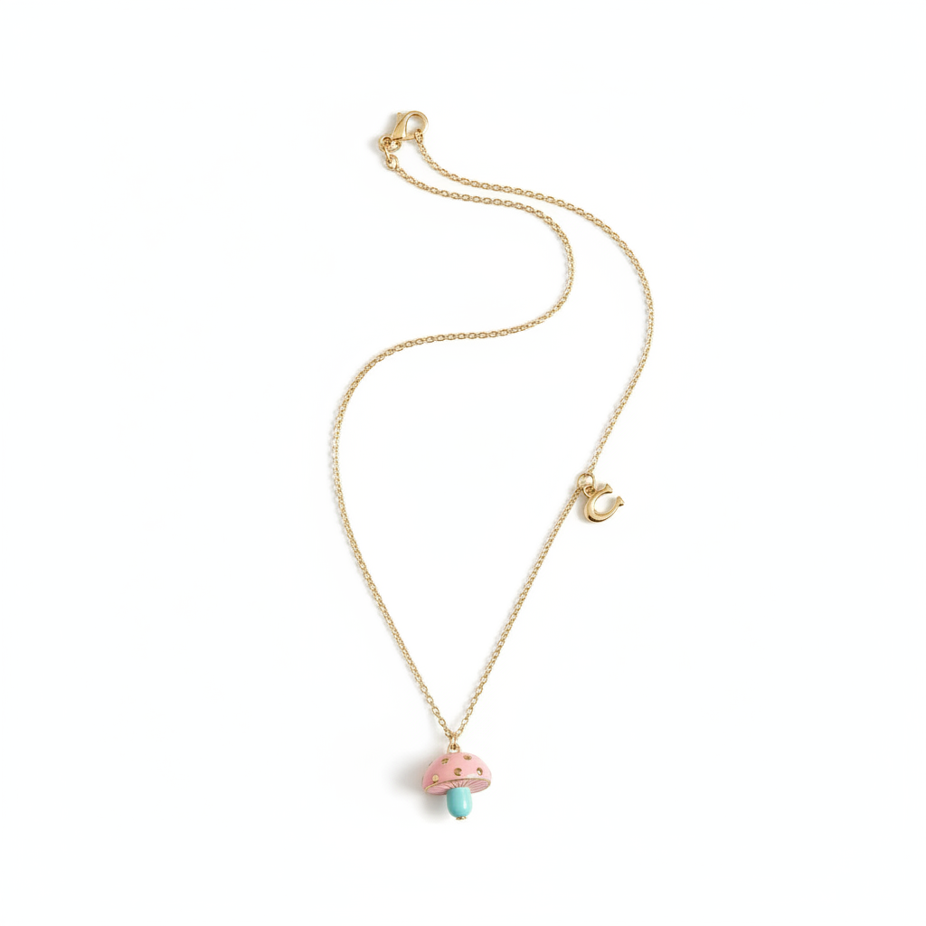 Coach Mushroom Pendant Necklace - product shot