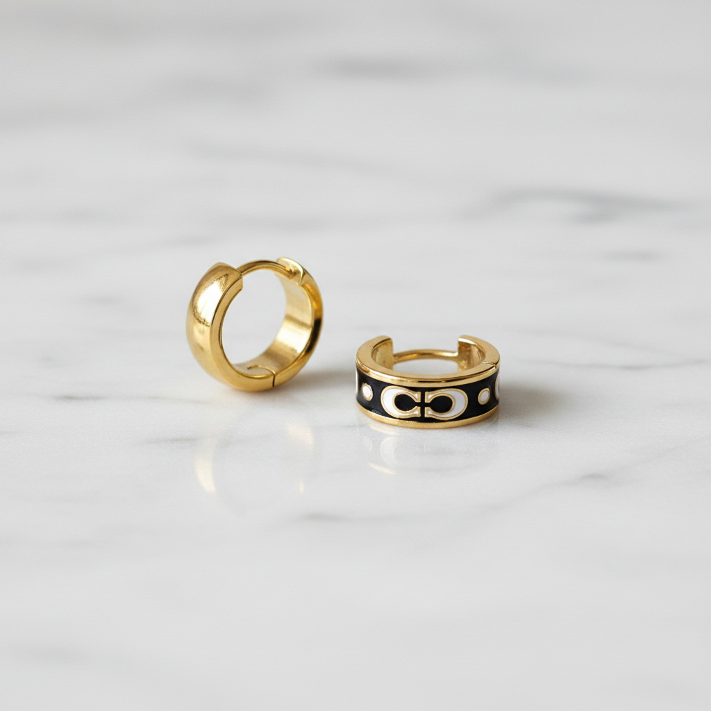 Marble surface flat lay