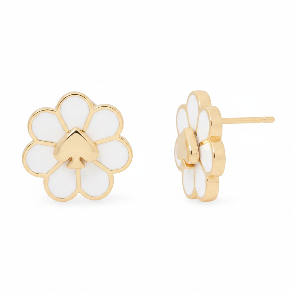 Kate Spade New York Day Tripper Flower Stud Earrings - clean product shot