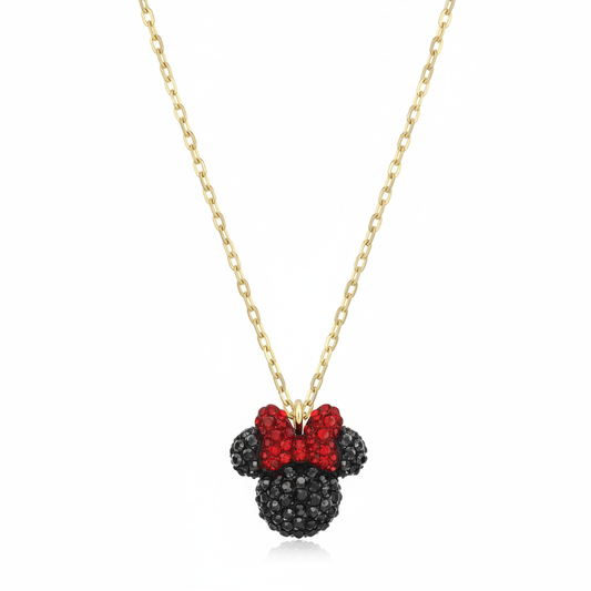 Swarovski Minnie Mouse Necklace - Clean Shot