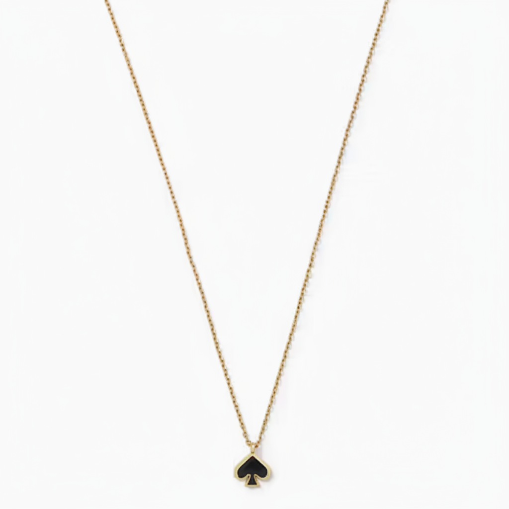 Kate Spade Everyday Enamel Mini Pendant Necklace - clean product shot