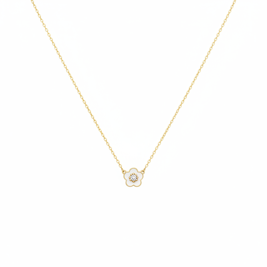 Tory Burch Forget Me Not Pendant Necklace