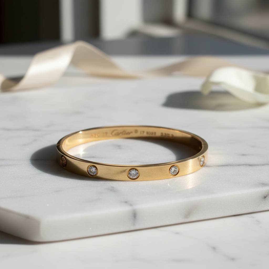 Marble surface flat lay
