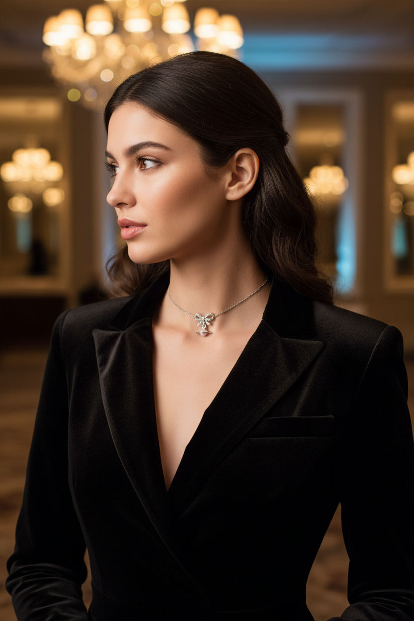 Vivienne Westwood Octavia Choker - lifestyle bokeh