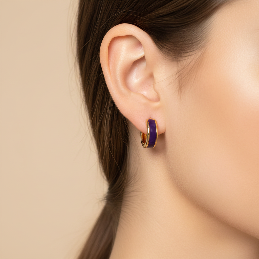 Kendra Scott Ainsley Huggies - on-ear editorial