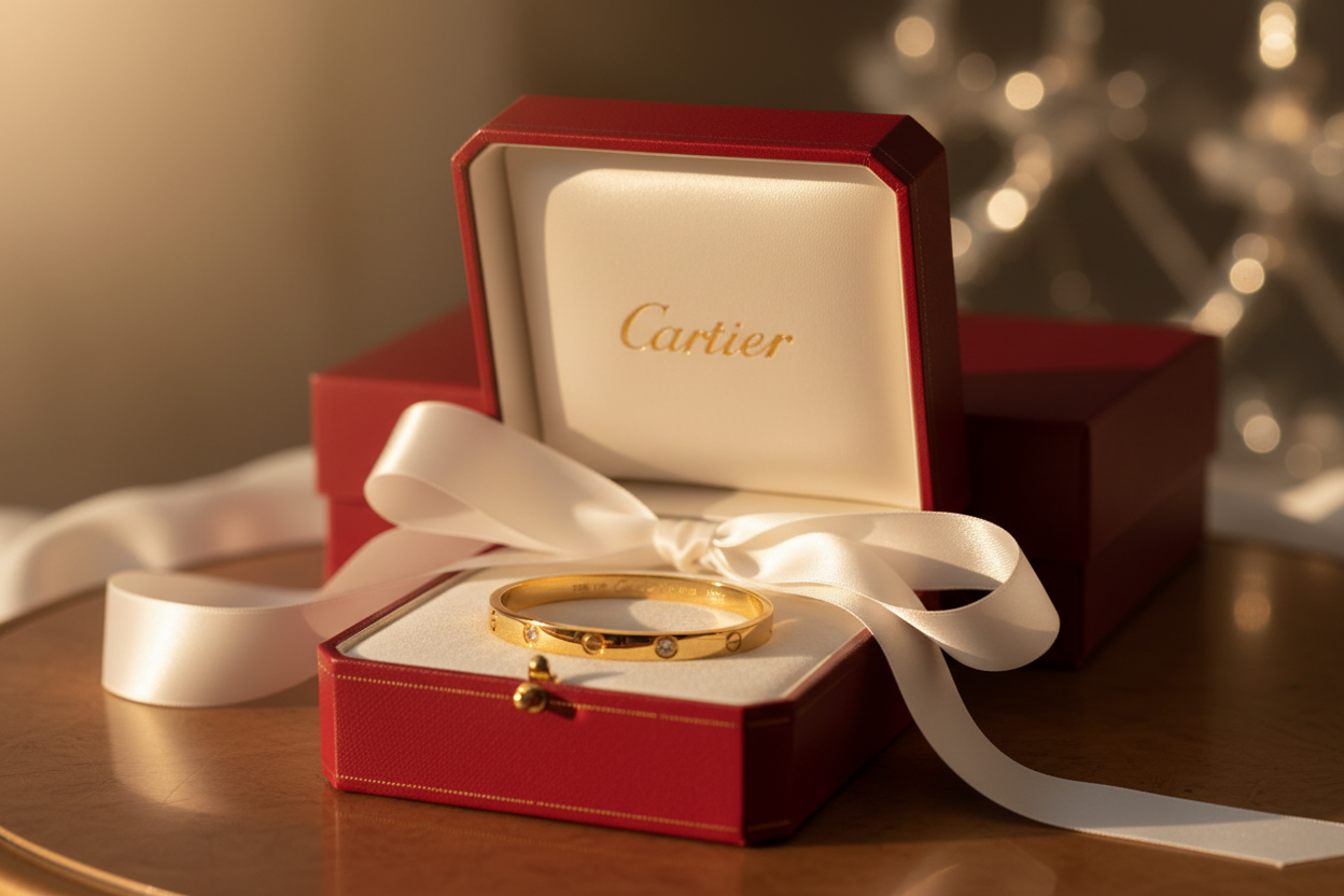 Cartier red gift box