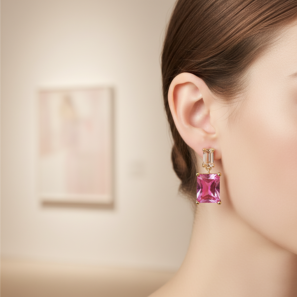Kate Spade New York Flying Colors Delicate Drop Earrings in Pink