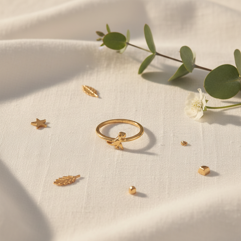 Linen flat lay
