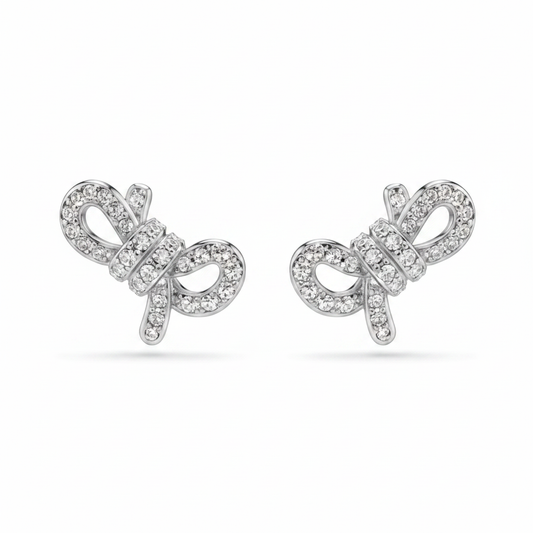 Swarovski Lifelong Stud Earrings - clean product shot