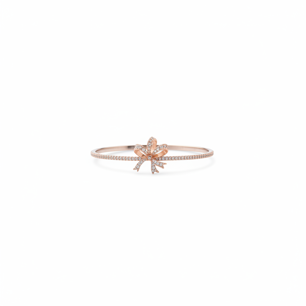 Swarovski Volta Rose Gold Bow Bracelet