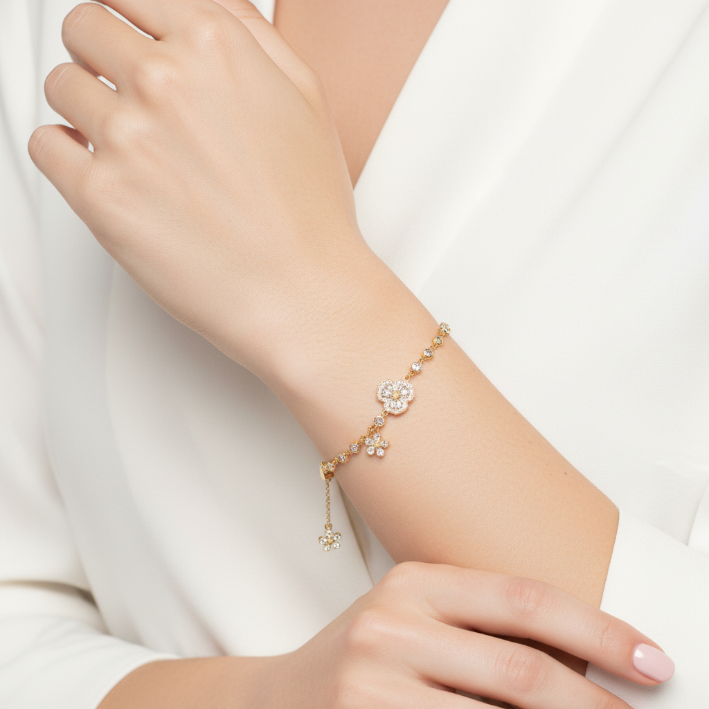 Kate Spade Heritage Bloom Bracelet - Worn on model's wrist