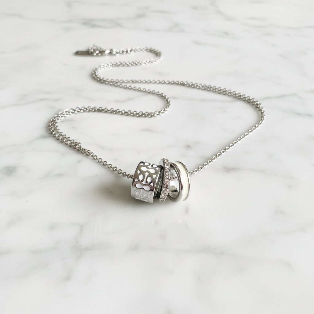 Marble surface flat lay