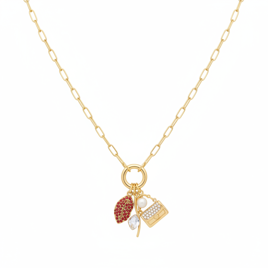 Kate Spade New York Hit the Town Charm Pendant Necklace – clean product shot