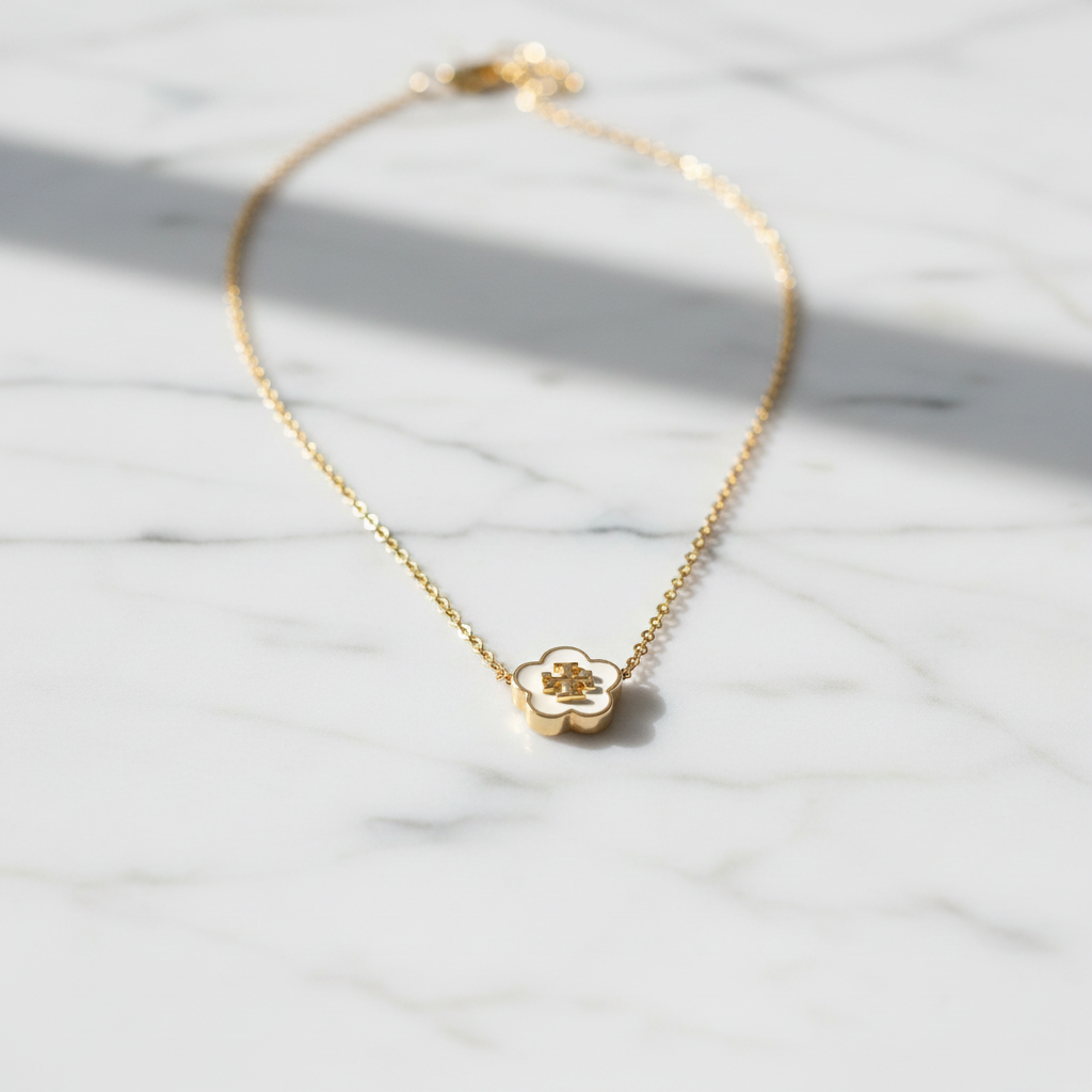Marble surface flat lay