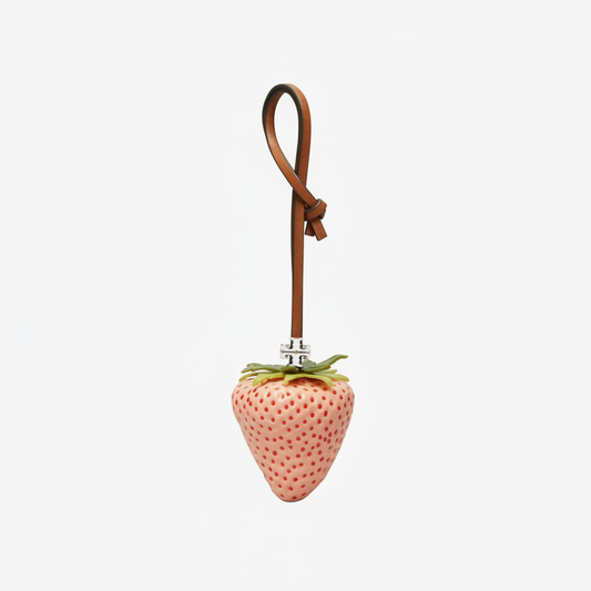 Tory Burch Strawberry Bag Charm Sweet Pink - Clean Product Shot