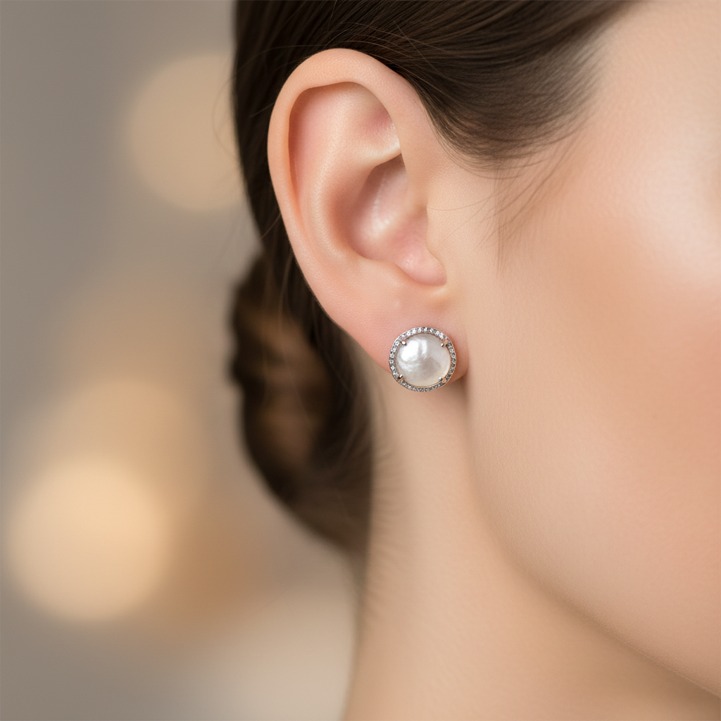 Kendra Scott Cade Studs - on-ear editorial