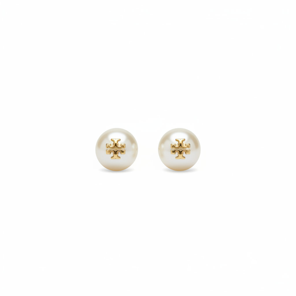 Tory Burch Kira Pearl Stud Earrings
