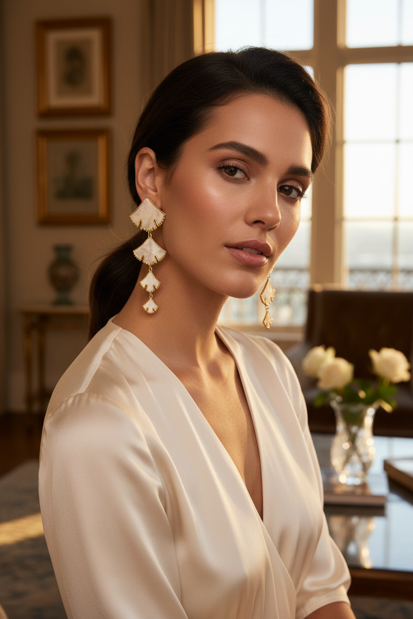Mignonne Gavigan Talia Drop Earrings - lifestyle editorial