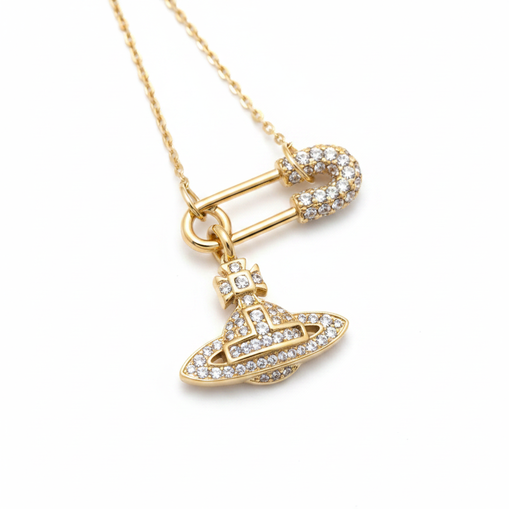 Vivienne Westwood Lucrece Necklace macro orb detail