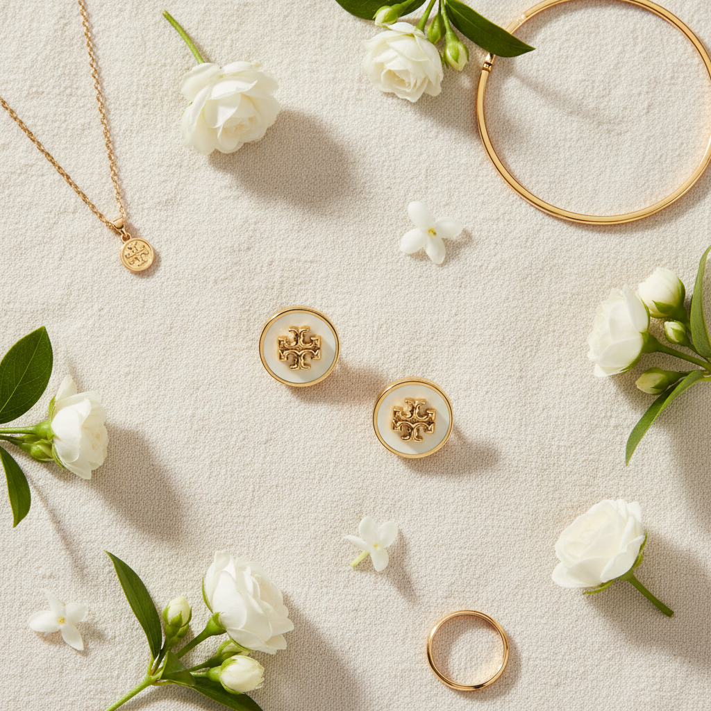 Ivory linen flat lay