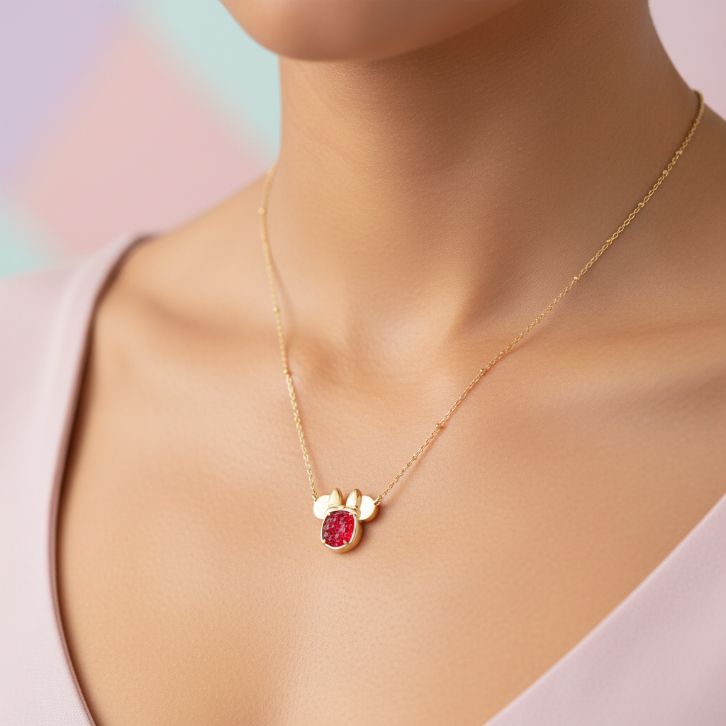Kendra Scott Minnie Mouse Necklace - Lifestyle 3