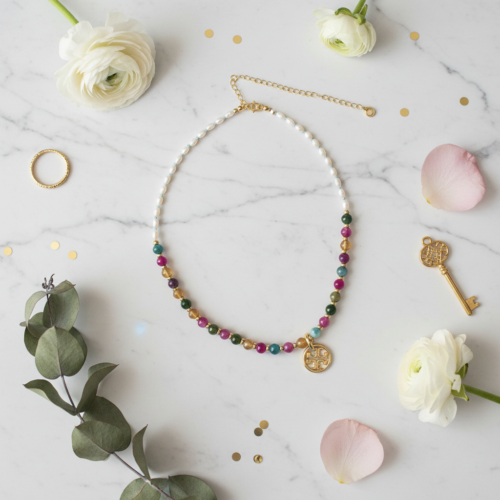 Lifestyle marble flat lay