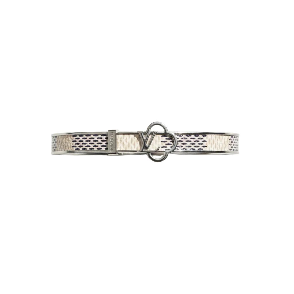 LV Damier Azur Bangle - Clean White Background