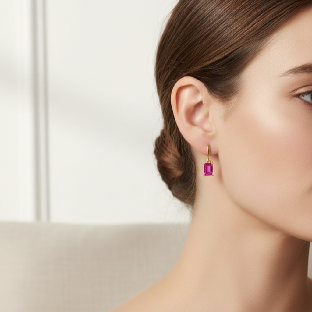 Model 1 - brunette updo