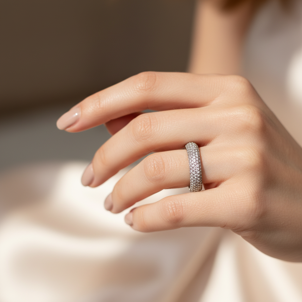 On-model hand shot