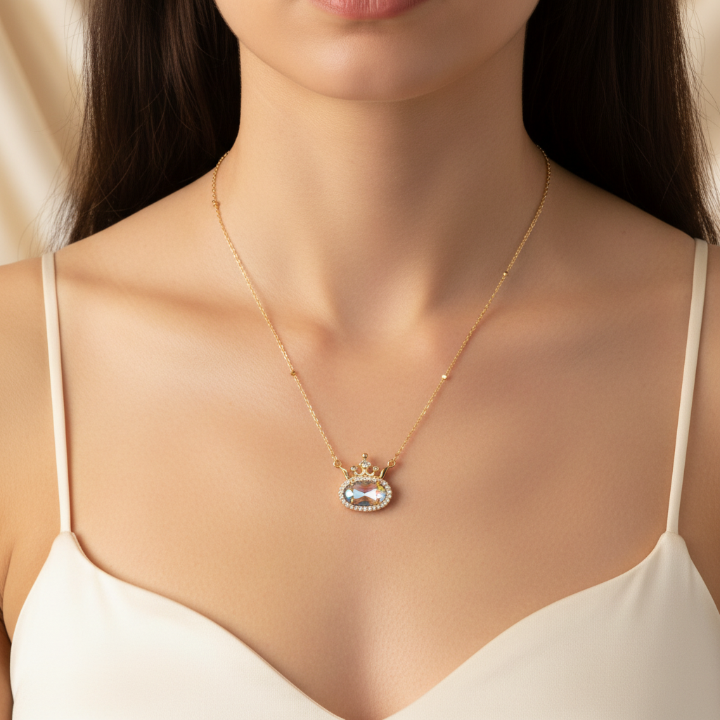 On-model neckline