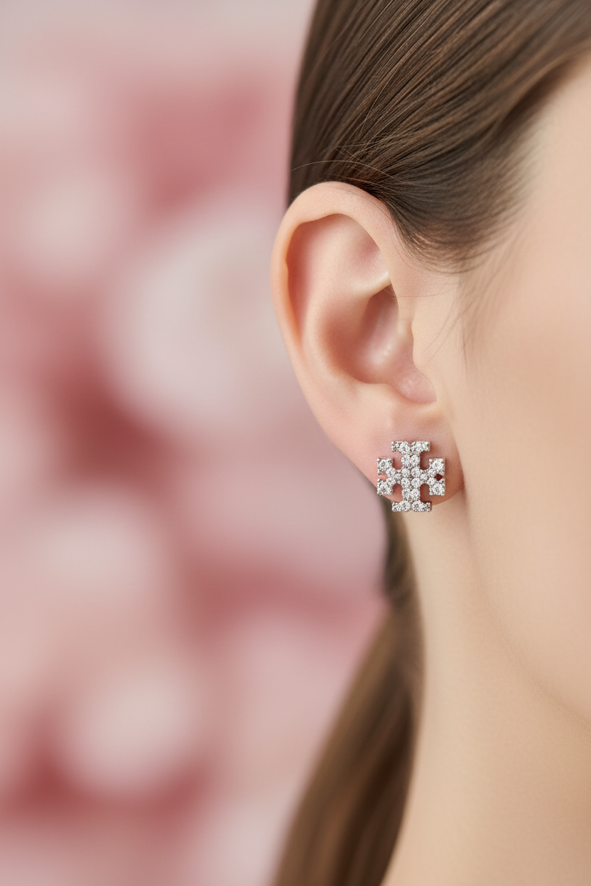 Worn on Ear - Blush Bokeh